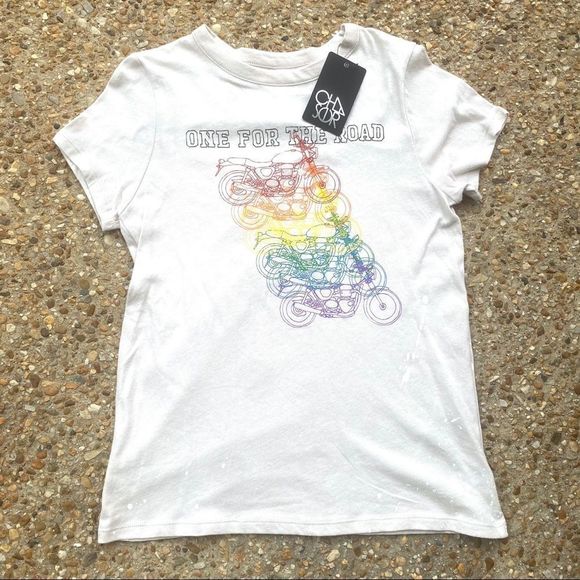 NWT Chaser One For the Road Motorcycle Graphic Tee - Picture 2 of 8